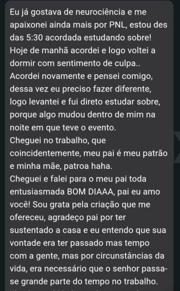 Depoimento real — Imersão Mente Milionária