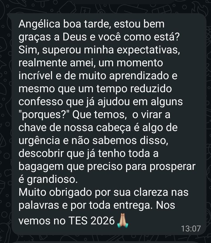 Depoimento real — Imersão Mente Milionária