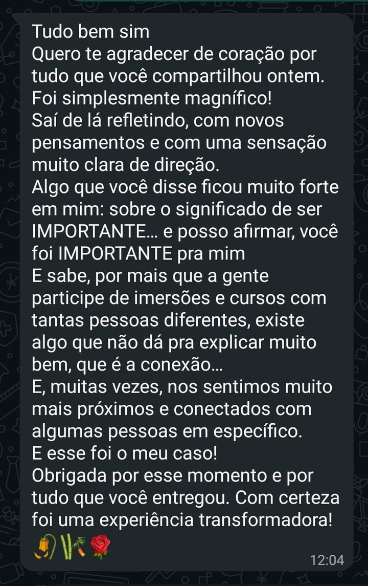 Depoimento real — Imersão Mente Milionária