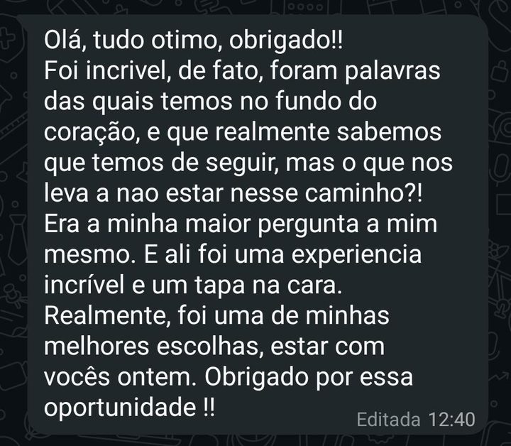 Depoimento real — Imersão Mente Milionária
